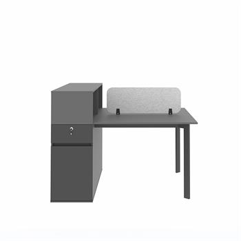 میز کار گروهی پایه فلزی با دیوایدر ODG551-BM نیلپر